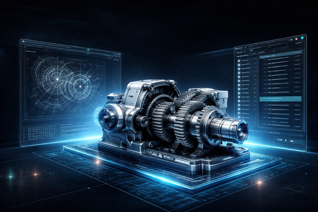 SolidWorks 3D model mechanical assembly